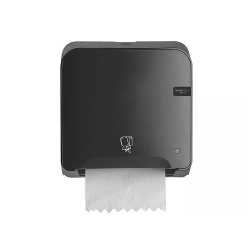 Soft & Clean Handdoekdispenser Mini Matic Tear & Go Zwart