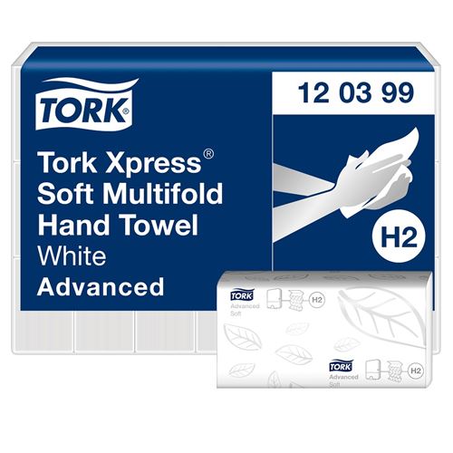 Tork Xpress® Zachte Multifold Handdoeken Wit H2