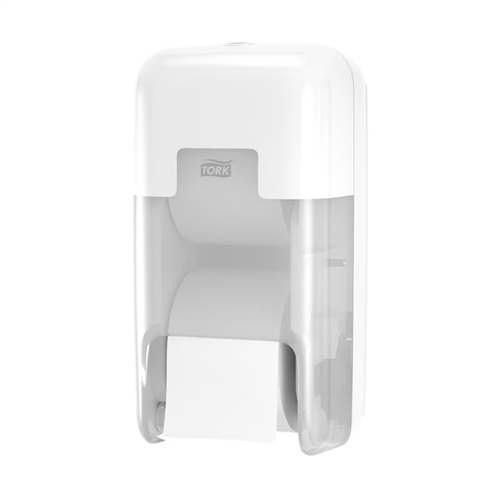 Tork OptiServe® Hulsloos 2-rol Toiletpapier Dispenser wit