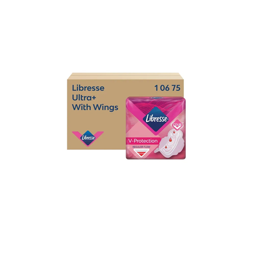 Libresse Ultra+ Regular maandverband met vleugels