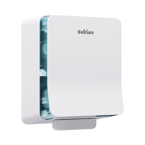 SatinobyWepa Handdoekrol Dispenser AutoCut Wit