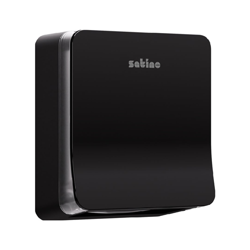 SatinobyWepa Handdoekdispenser S Zwart