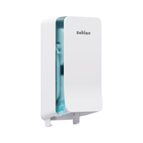 System toiletpapierdispenser voor dubbele rollen