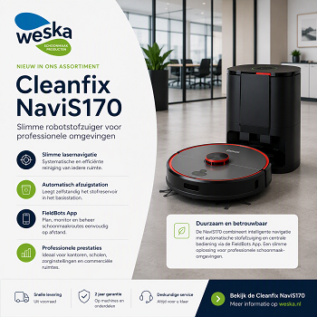 Cleanfix Robotstofzuiger S170 Navi